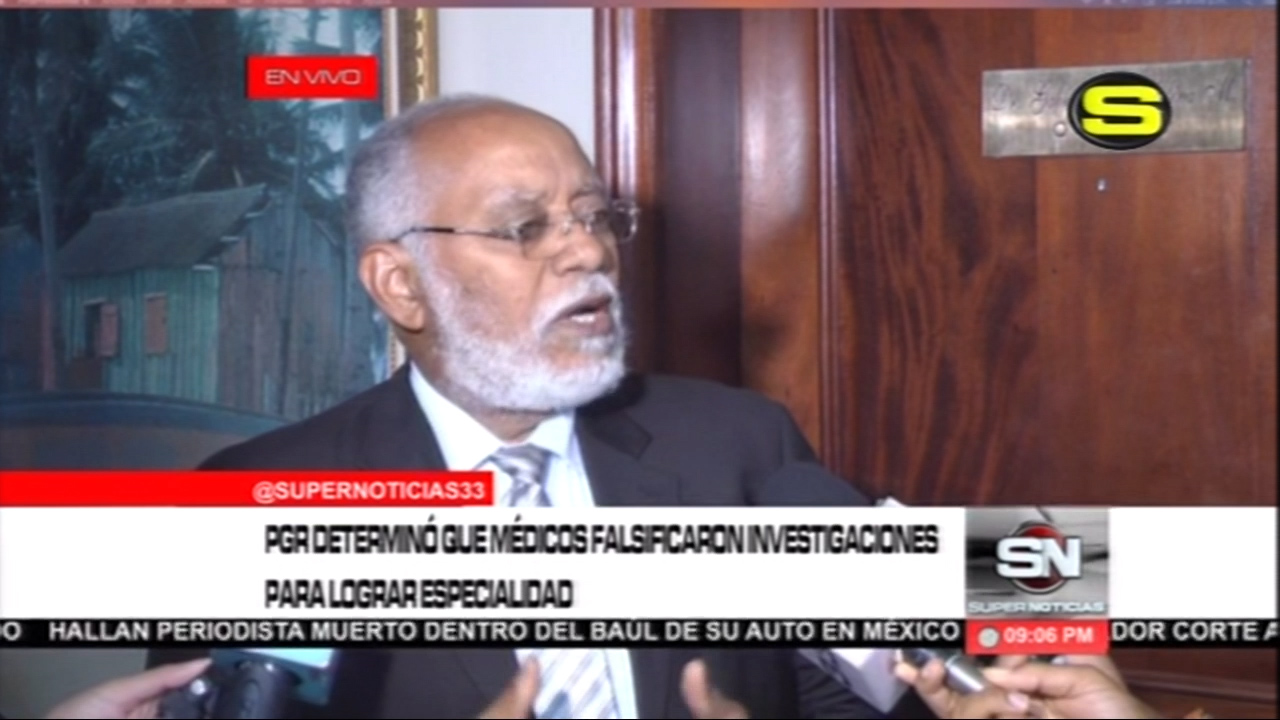 La PGR Determinó Que Médicos Falsificaron Investigaciones Para Lograr Especialidad