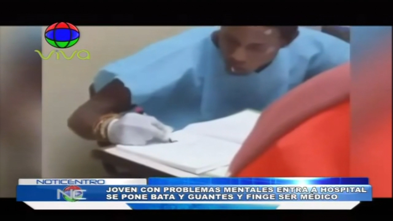 En La Vega Un Joven Con Aparentes Problemas Mentales Entra A Un Hospital Y Se Hace Pasar Por Médico
