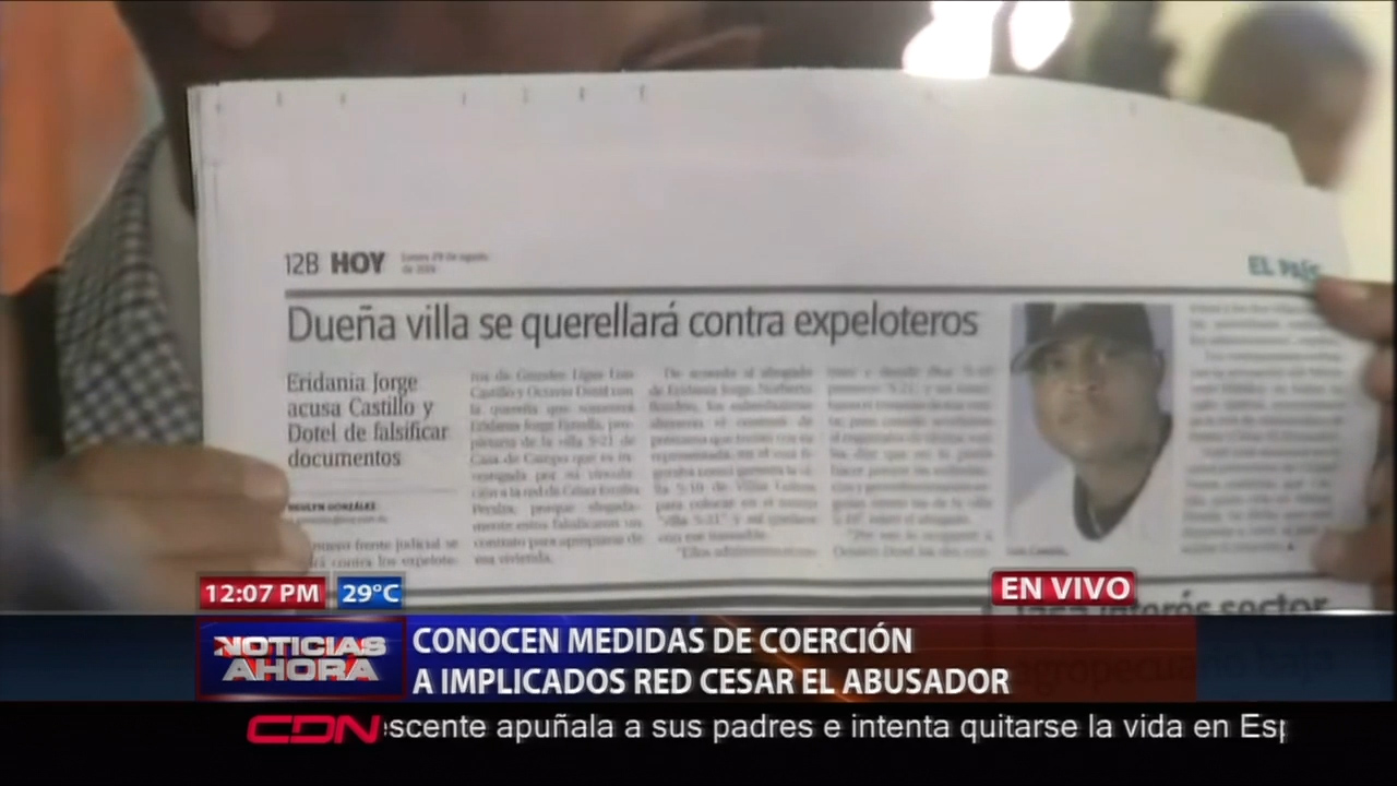 Conocen Medida De Coerción A Implicados Red Cesar El Abusador
