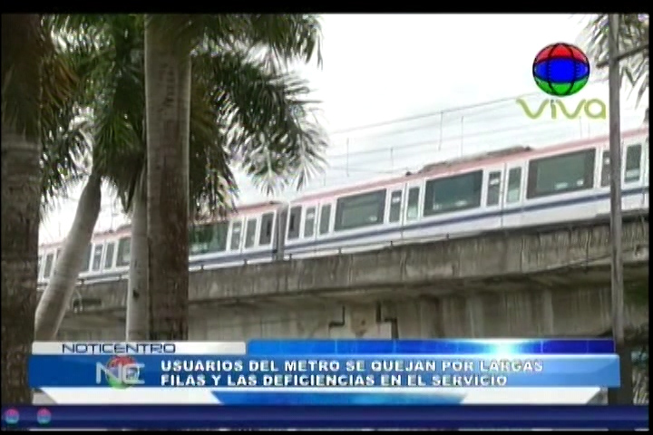 Usuarios Del Metro De Santo Domingo Se Quejan Por Las Largas Filas Y Deficiencias En El Servicio