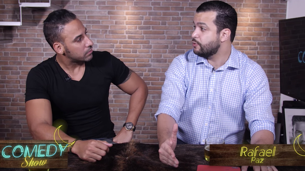 RAFAEL PAZ EN EL COMEDY SHOW DE ME GUSTA DE NOCHE