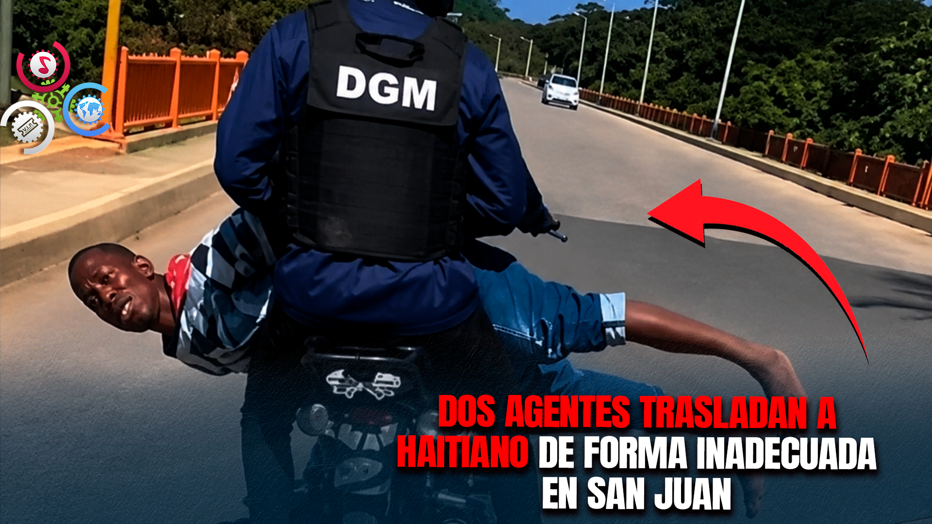 Migración Investiga A Dos Agentes Por Trasladar A Un Extranjero En Motocicleta Fuera De Protocolo