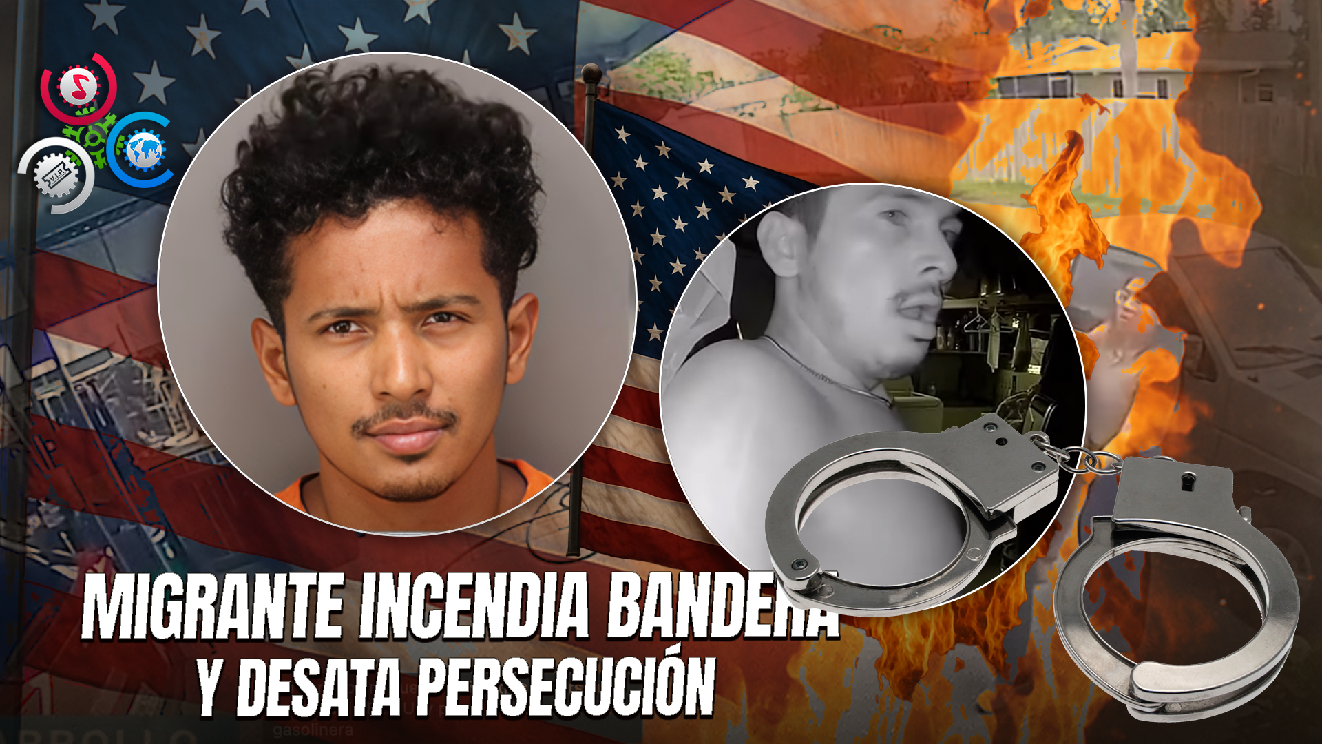 Migrante Venezolano Arrestado Tras Quemar Bandera De EE. UU. Frente A Oficina A Gasolinera En Florida