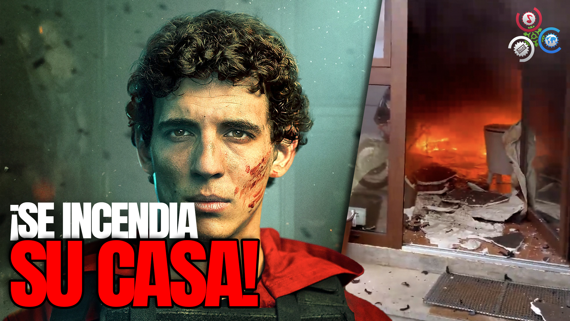 Miguel Herran, Río De La Casa De Papel, Muestra Entre Lágrimas Cómo Se Incendia Su Casa