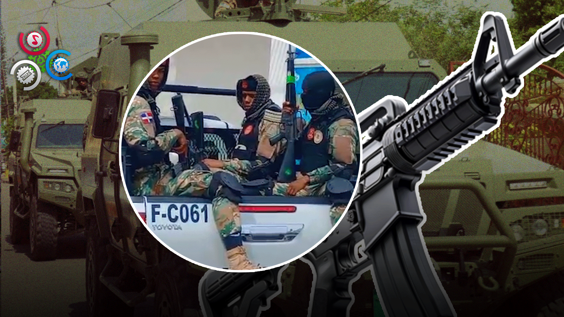 Decenas De Miembros Del Ejército Llegan A El Hoyo De Friusa Previo A Manifestación