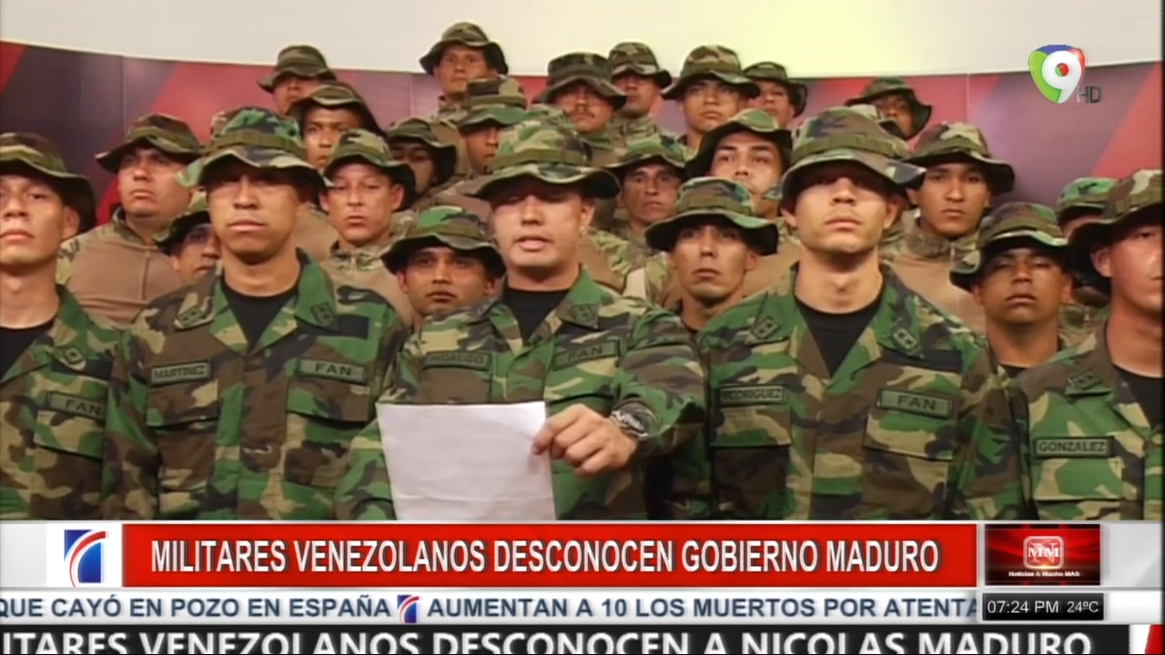 Un Grupo De Militares Venezolanos En Perú Desconocen El Gobierno De Maduro