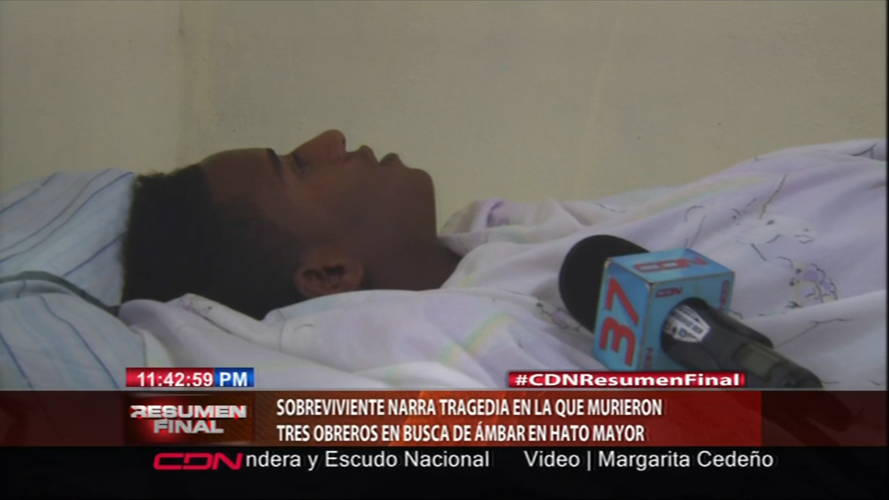 Sobreviviente Narra Tragedia En La Que Murieron Tres Obreros En Busca De Ámbar En Hato Mayor