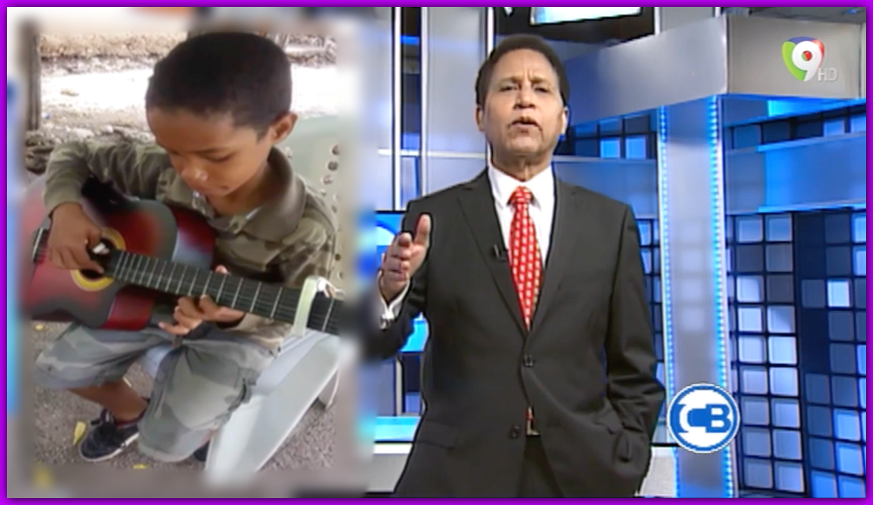 Carlos Batista Presenta A Niño Prodigio En La Guitarra – Con Los Famosos