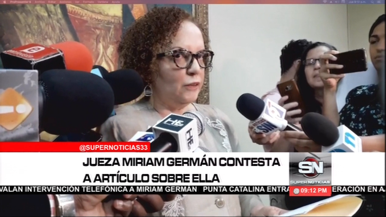 La Jueza Miriam Germán Contesta Al Artículo Sobre Ella En Periódico Local