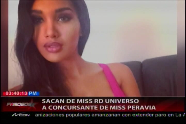 Miss Peravia 2015 Dice Que Magali Febles La Sacó Del Concurso Sin Siquiera Decirle Por Qué
