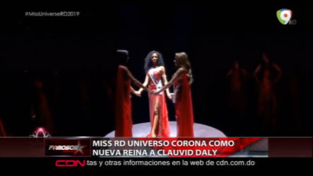 Miss RD Universo Corona Como Nueva Reina A Clauvid Daly.