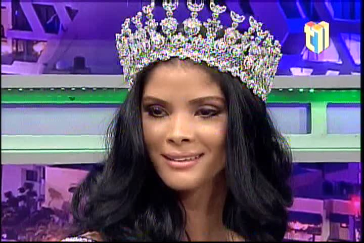 Entrevista A La Nueva Miss RD Universo 2016 Sal García Con Milagros Germán