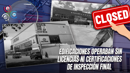 Mived Clausura Naves Industriales Y Plazas Comerciales En El Gran Santo Domingo