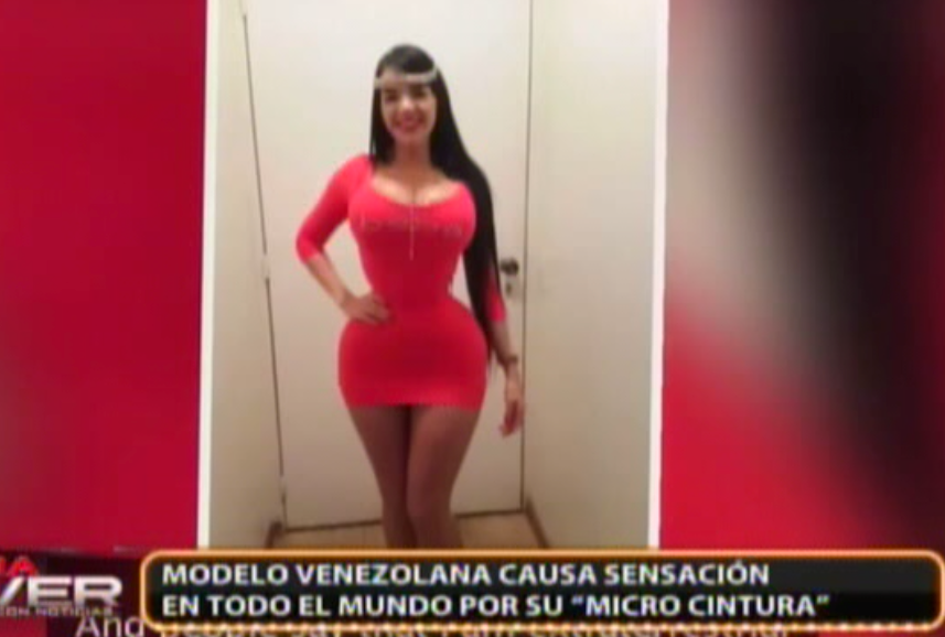 Modelo Venezolana Con ‘micro-cintura’ Causa Sensación #Video
