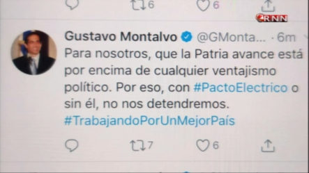 Gustavo Montalvo Le Entra A Luís Abinader Por No Firmar El Pacto Eléctrico