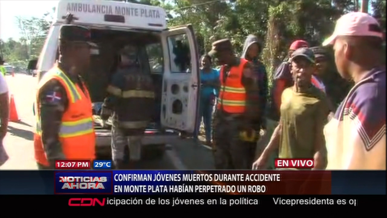 Se Confirman Jóvenes Muertos En Accidente De Monte Plata Había Perpetrado Un Robo