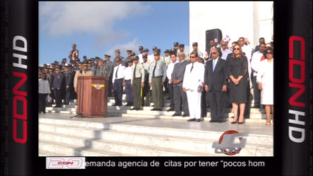 Diferentes Actos En Conmemoración Al 155 Aniversario De La Guerra Restauradora Se Llevaron A Cabo En El Monumento De Santiago