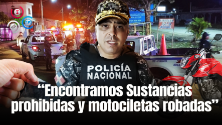 Policía Nacional Realiza Operativo Policial En Cienfuegos, Santiago