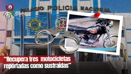 Policía Nacional Desmantela Presunta Banda  De Menores “Las Cruces” Dedicados A Robos De Motocicletas En Santiago