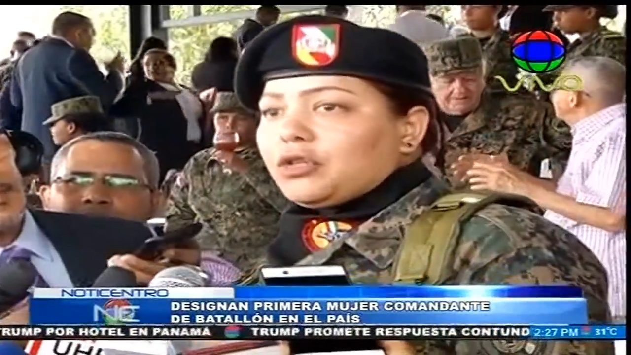 El Ejército Nacional Designó A La Primera Mujer Comandante De Batallón En El País