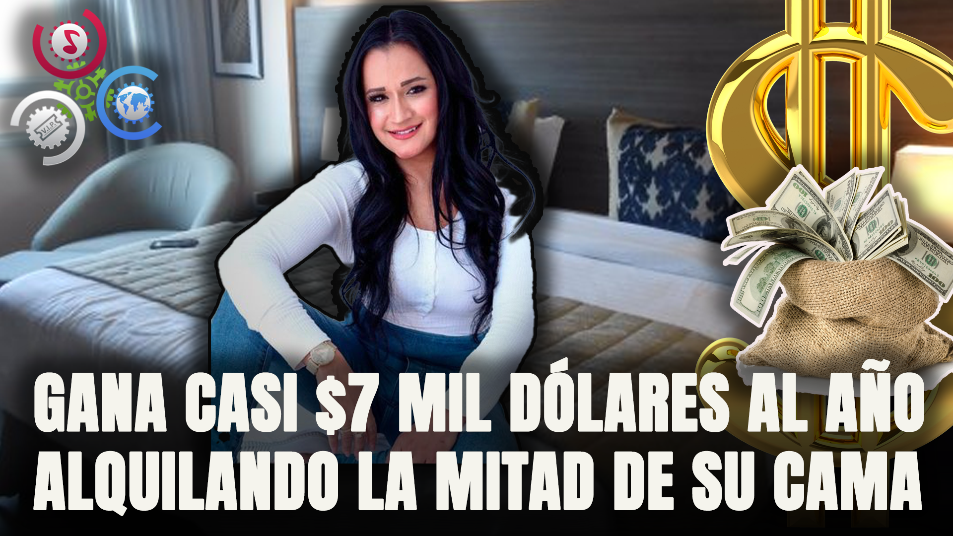 La Mujer Que Gana Casi $7 Mil Dólares Al Año ALQUILANDO LA MITAD DE SU CAMA
