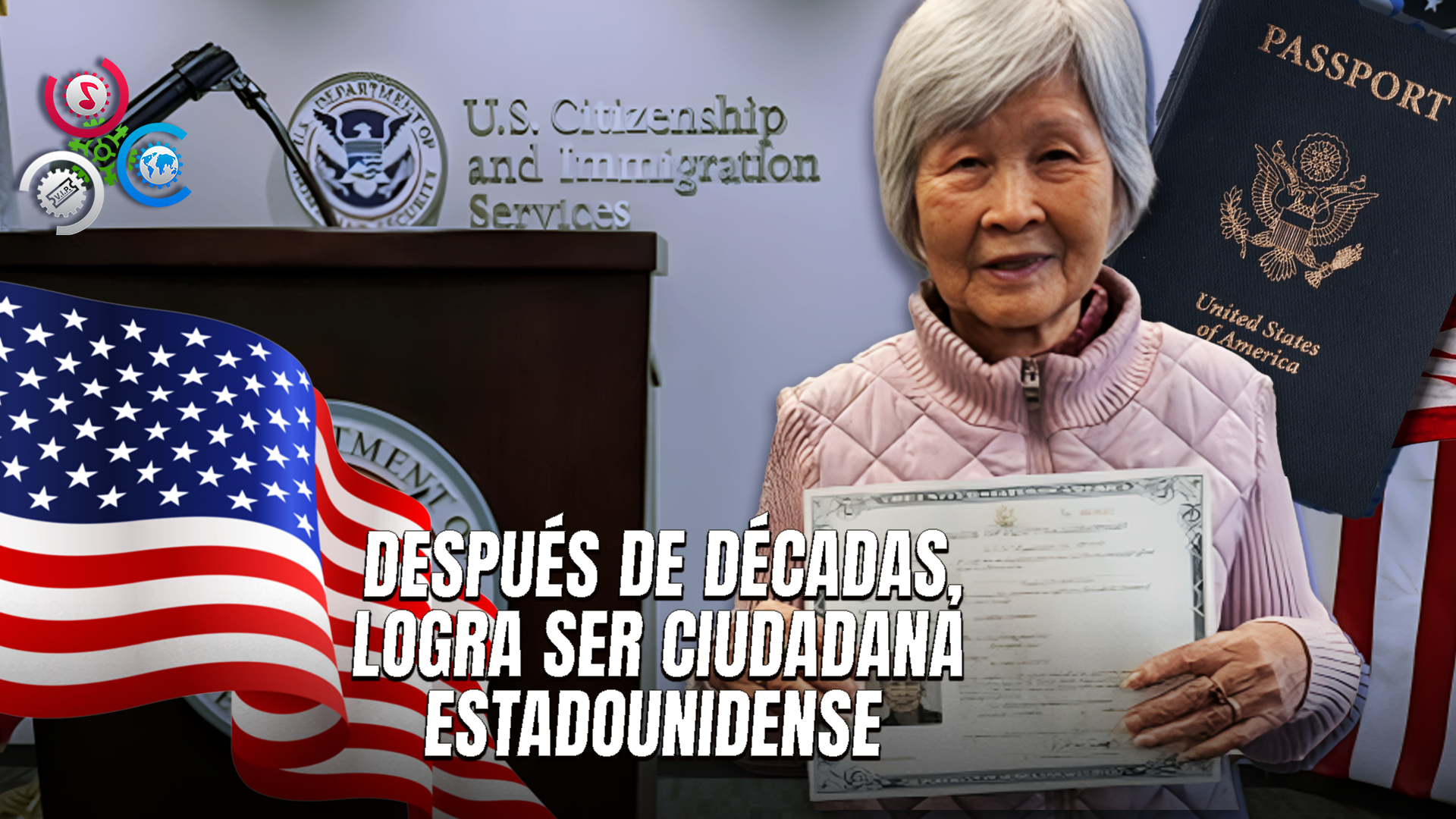 ¡¡A Sus 97 Años!!: Mujer Logra Su Sueño De Convertirse En Ciudadana Estadounidense