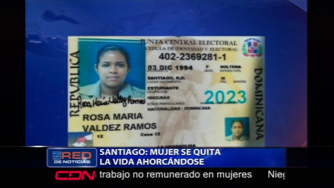 En Santiago Una Mujer Se Quita La Vida Ahorcándose En Su Residencia