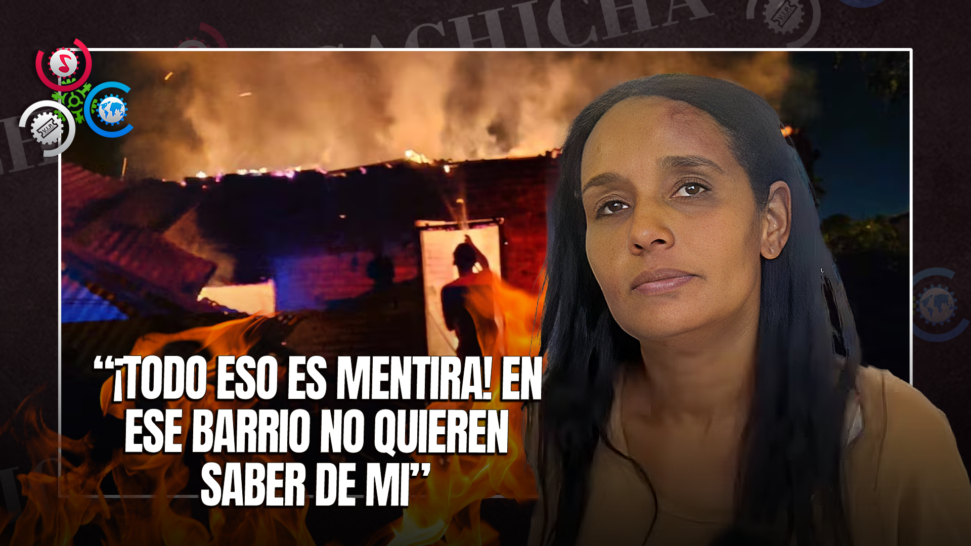 Acusan A Una Mujer De Incendiar La Vivienda De Su Pareja Sentimental En San Francisco De Macorís