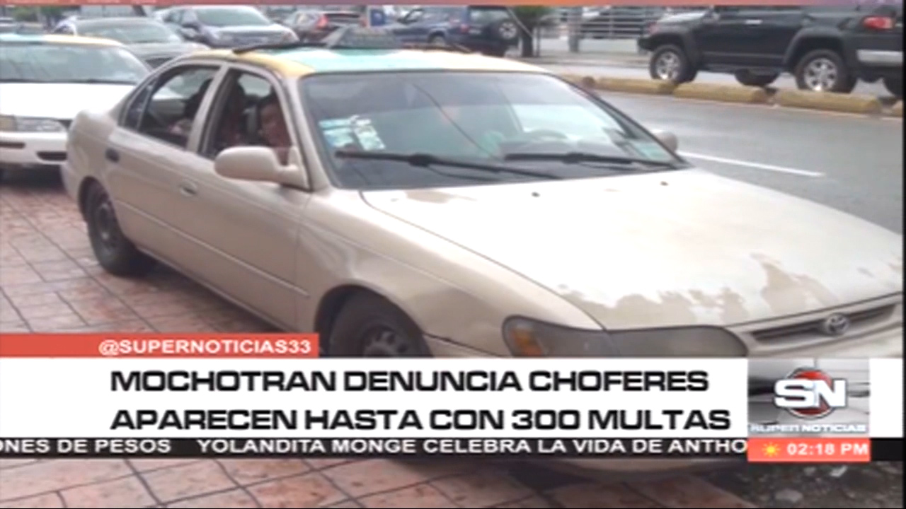 Mochotran Denuncia Choferes Aparecen Hasta Con 300 Multas