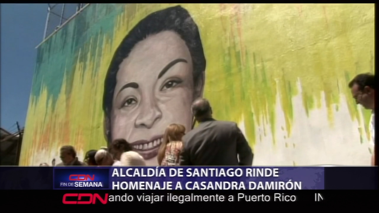Alcaldía De Santiago Rinde Homenaje Con Mural A Casandra Damirón