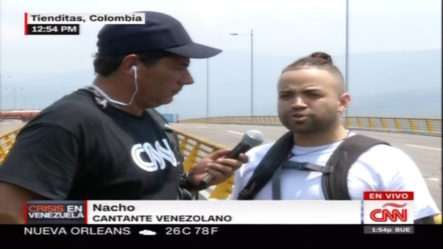 Nacho Apoyando Cruce Ayuda Humanitaria A Venezuela