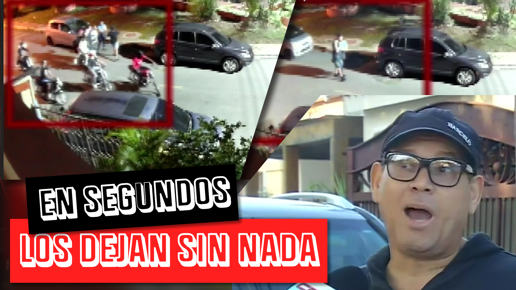 ¡No Creerás La Forma En Que Estos Atracadores Actúan!, Dejan Sin Nada En Segundos A Dos Ciudadanos