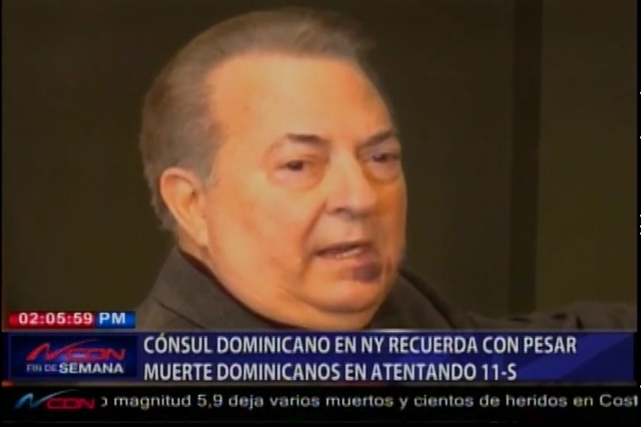 El Consul Dominicano Recuerda Con Pesar Muerte E Dominicano En El 9-11