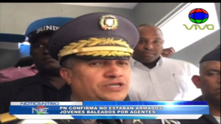 Director General De La PN Confirma Jóvenes Baleados Por Agentes No Estaban Armados