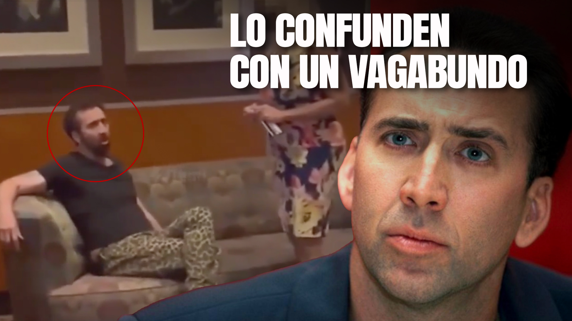 Confunden A Nicolas Cage Con Un Vagabundo Y Lo Sacan De Restaurante