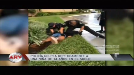 En Miami Una Niña De 14 Años Es Golpeada Repetidamente Por Policía