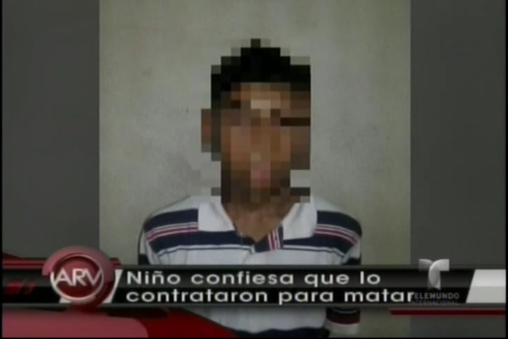 Niño Confiesa Que Lo Contrataron Para Matar #Video