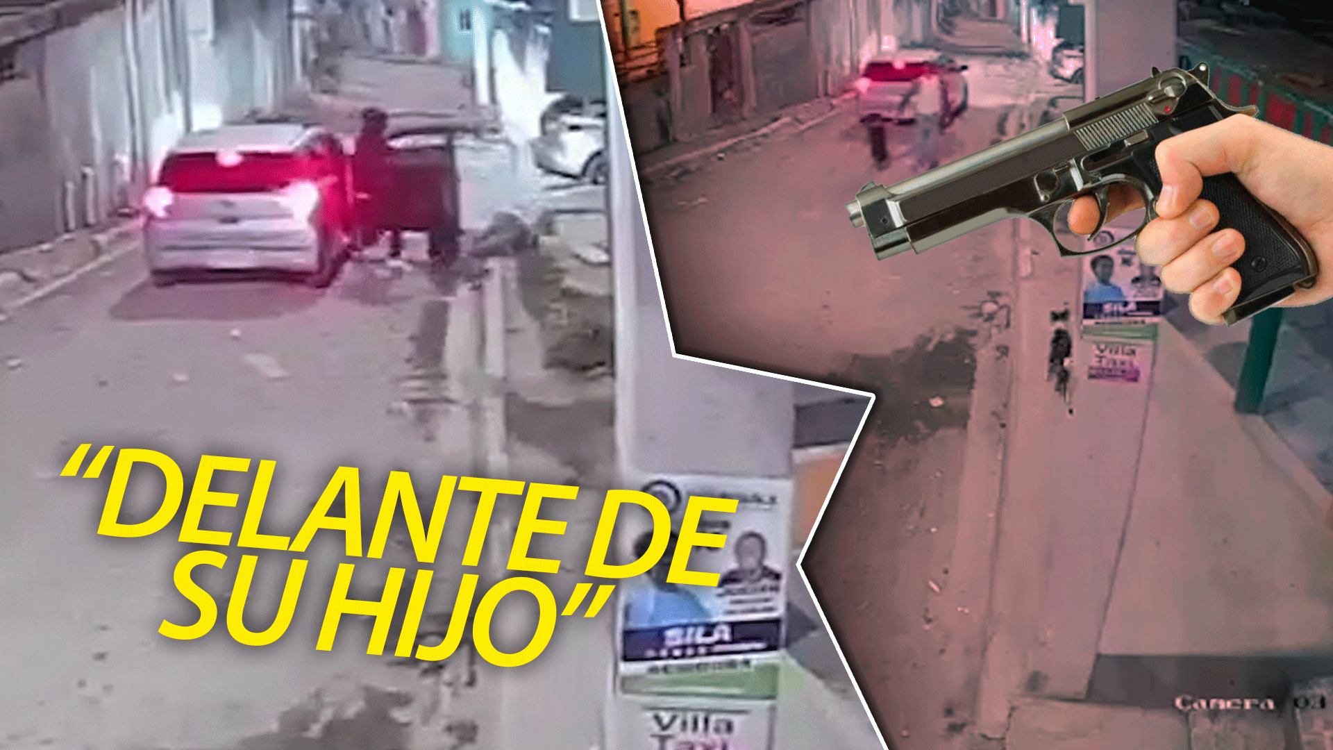 Sicarios Arrebatan La Vida De Hombre, Enfrente De Su Hijo