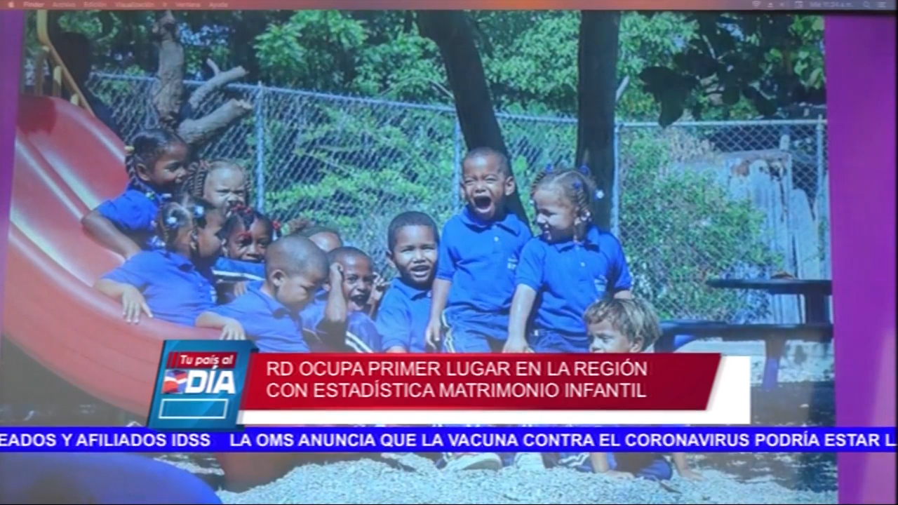 RD En Primer Lugar Con Estadísticas Matrimonio Infantil