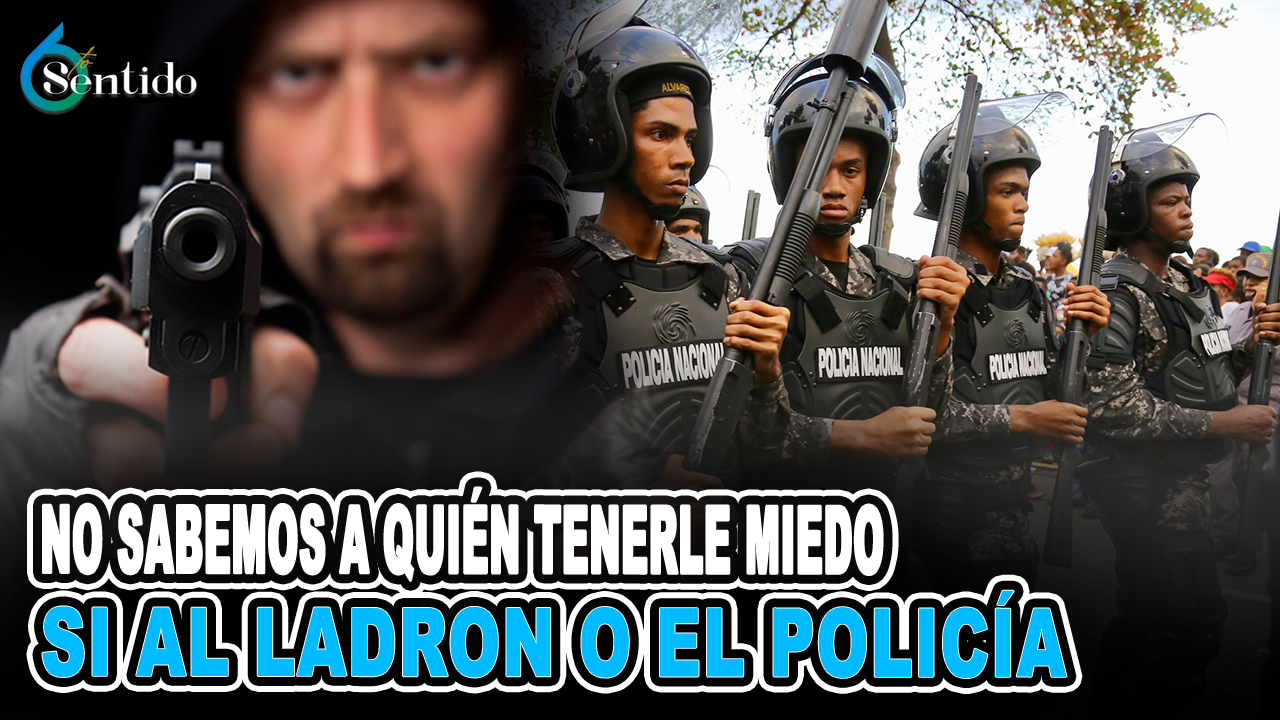 No Sabemos A Quién Tenerle Miedo, Si Al Ladrón O Al Policía | 6to Sentido