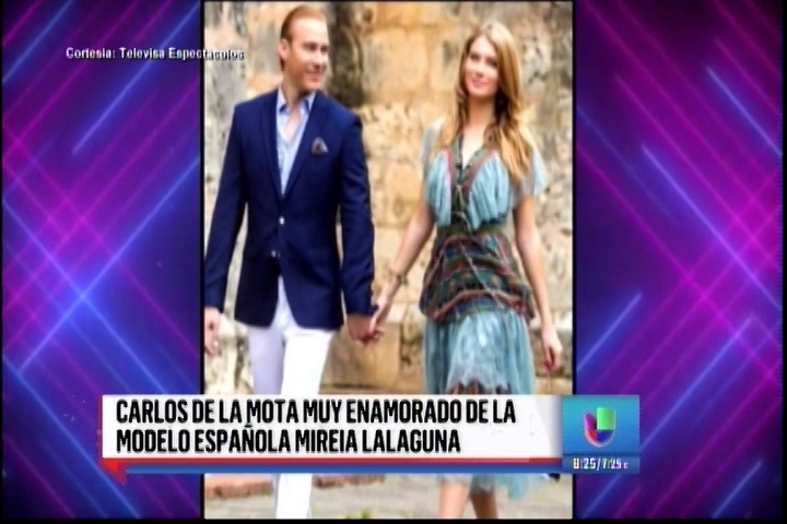 Carlos De La Mota Y Mireia Lalaguna Viven Un Romance De Telenovela