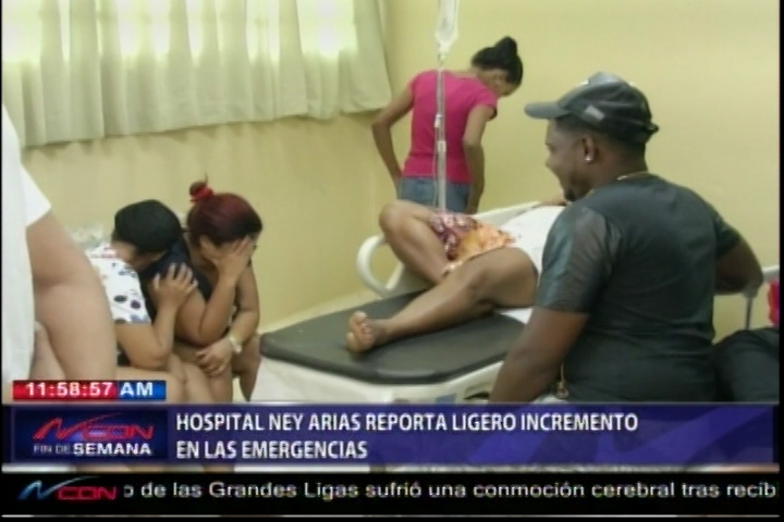 Hospital Ney Arias Reporta Ligero Incremento En Las Emergencias