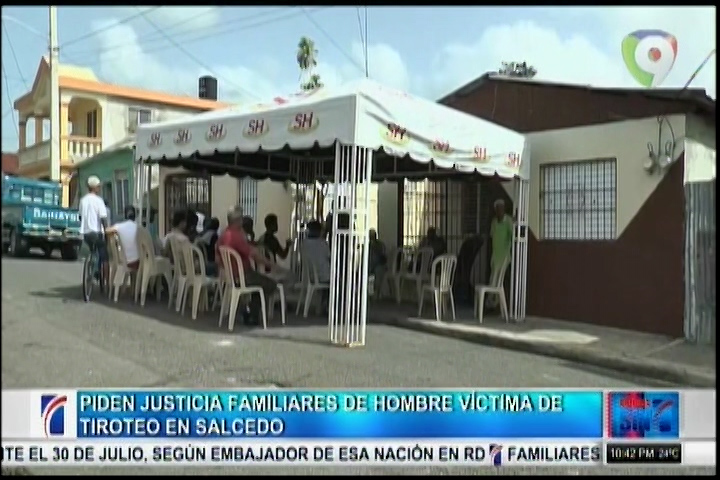 Piden Justicia Familiares De Hombre Víctima De Tiroteo En Salcedo