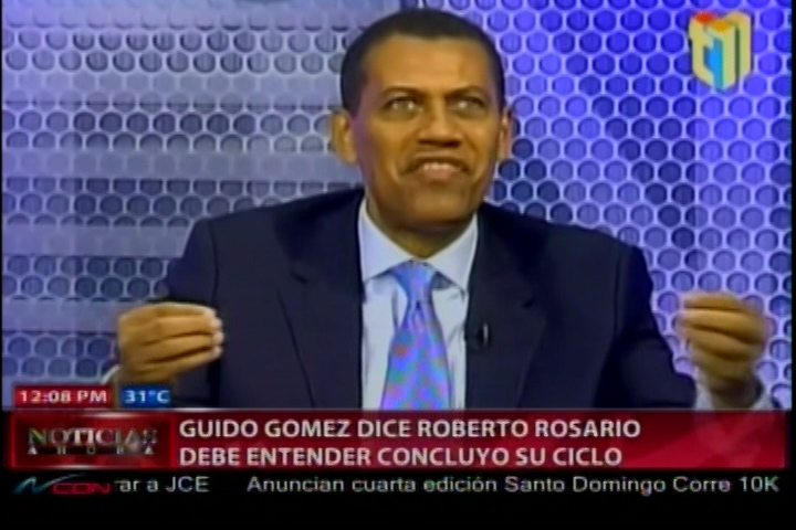 Guido Gomez Dice: Roberto Rosario Debe De Entender Que Su Ciclo Concluyo, “Ya Son Mas De 12 Años En La JCE”