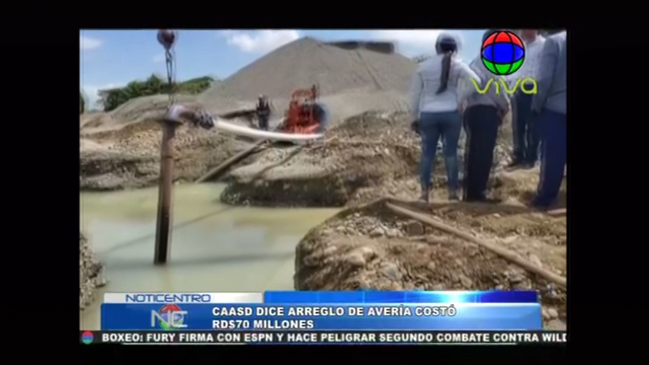 CAASD Dice Que Los Arreglos De La Avería Costó Al Rededor De RD$70 Millones