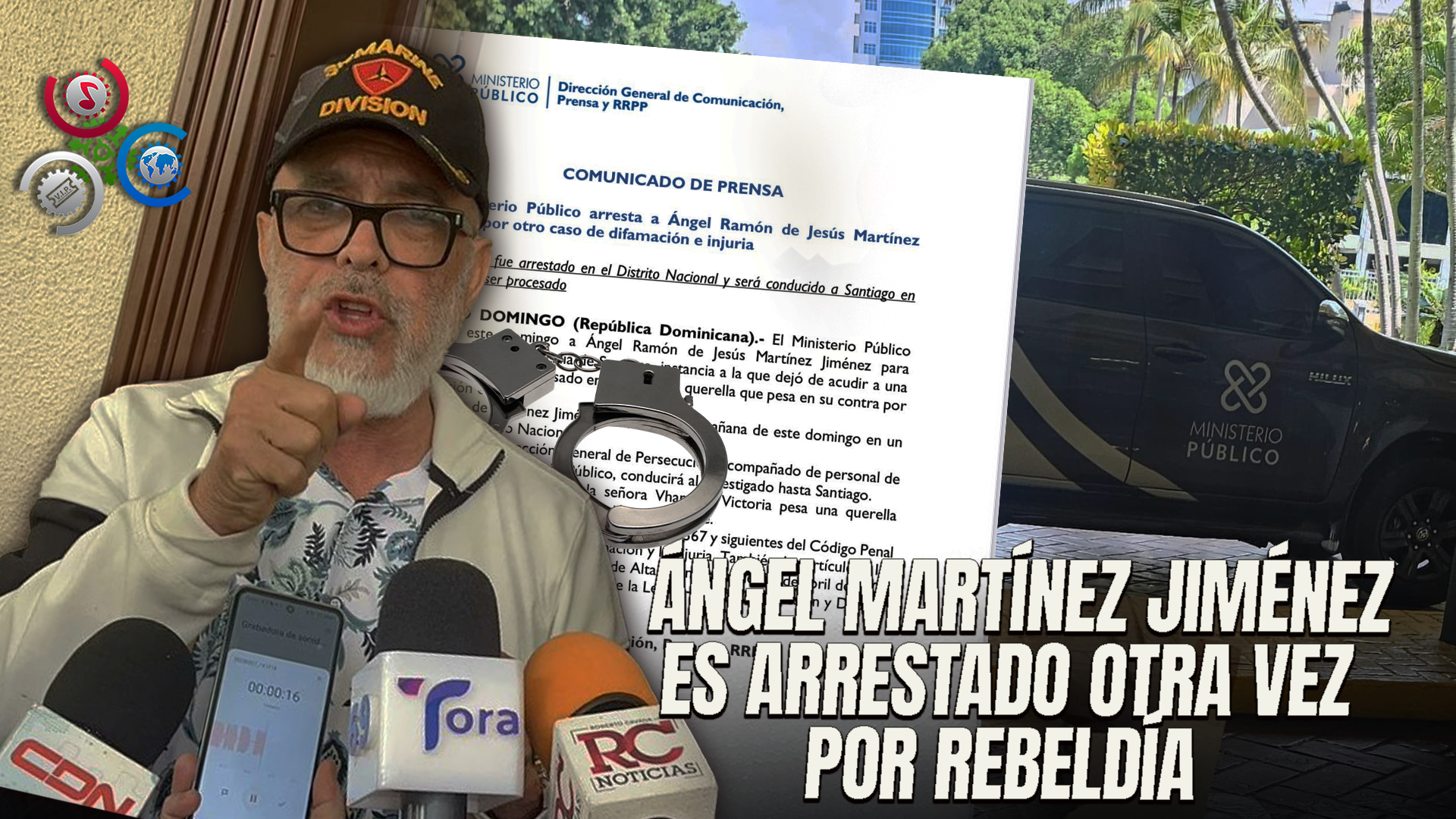 Nuevamente Detienen A Ángel Martínez Jiménez Por No Acudir A Citación De La Fiscalía De Santiago