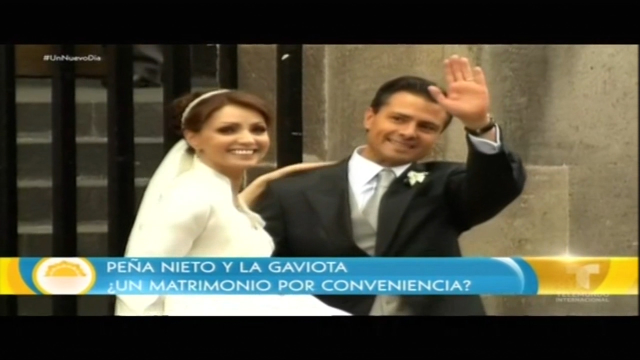 Peña Nieto Y La Gaviota ¿Un Matrimonio Por Conveniencia?