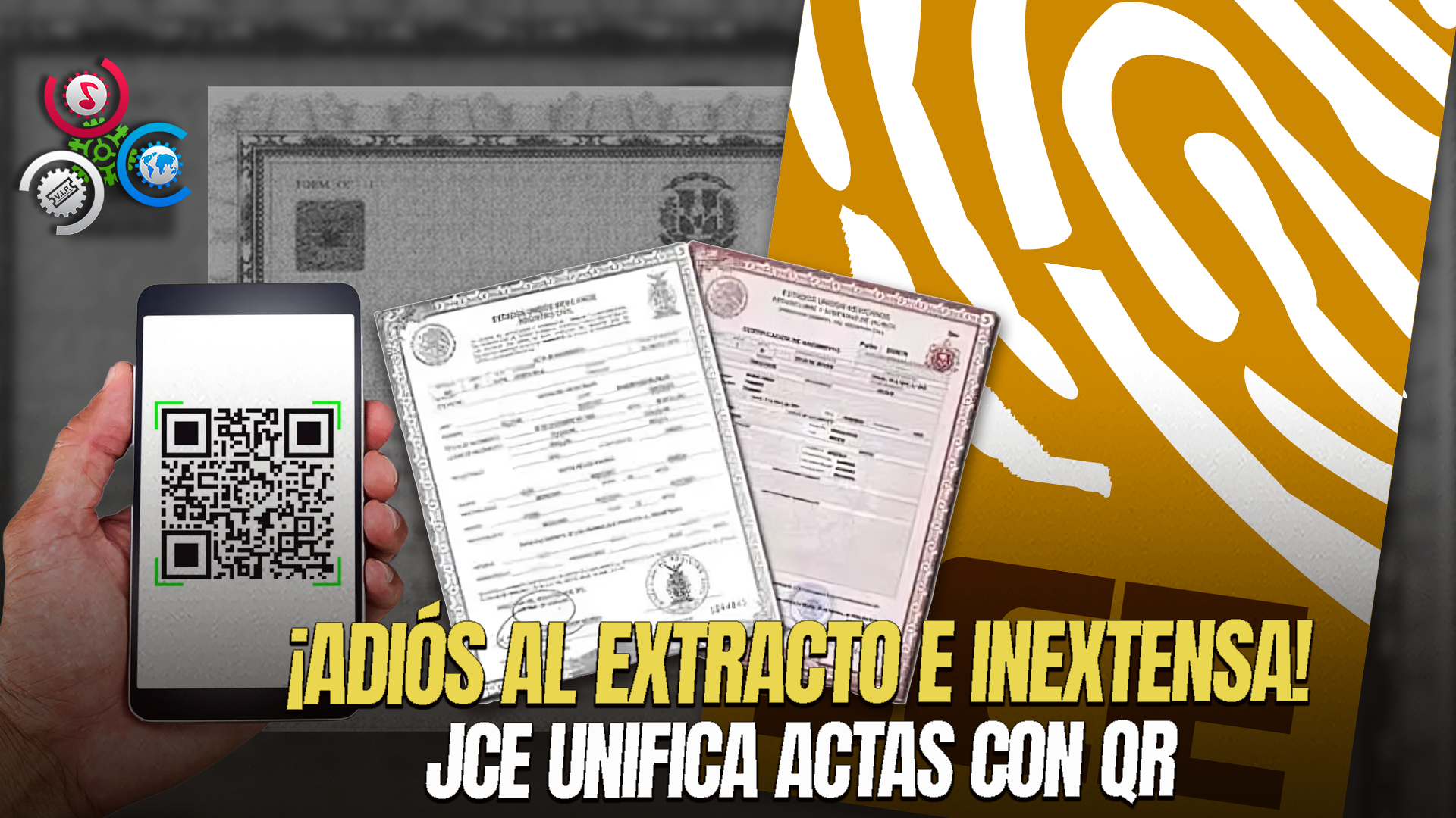 Nuevo Formato En JCE: Actas Civiles Solo Costarán RD$600 Y Vendrán Con Código QR