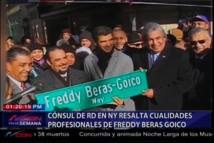 Consul De RD En NY Resalta Cualidades Profesionales De Freddy Beras Goico