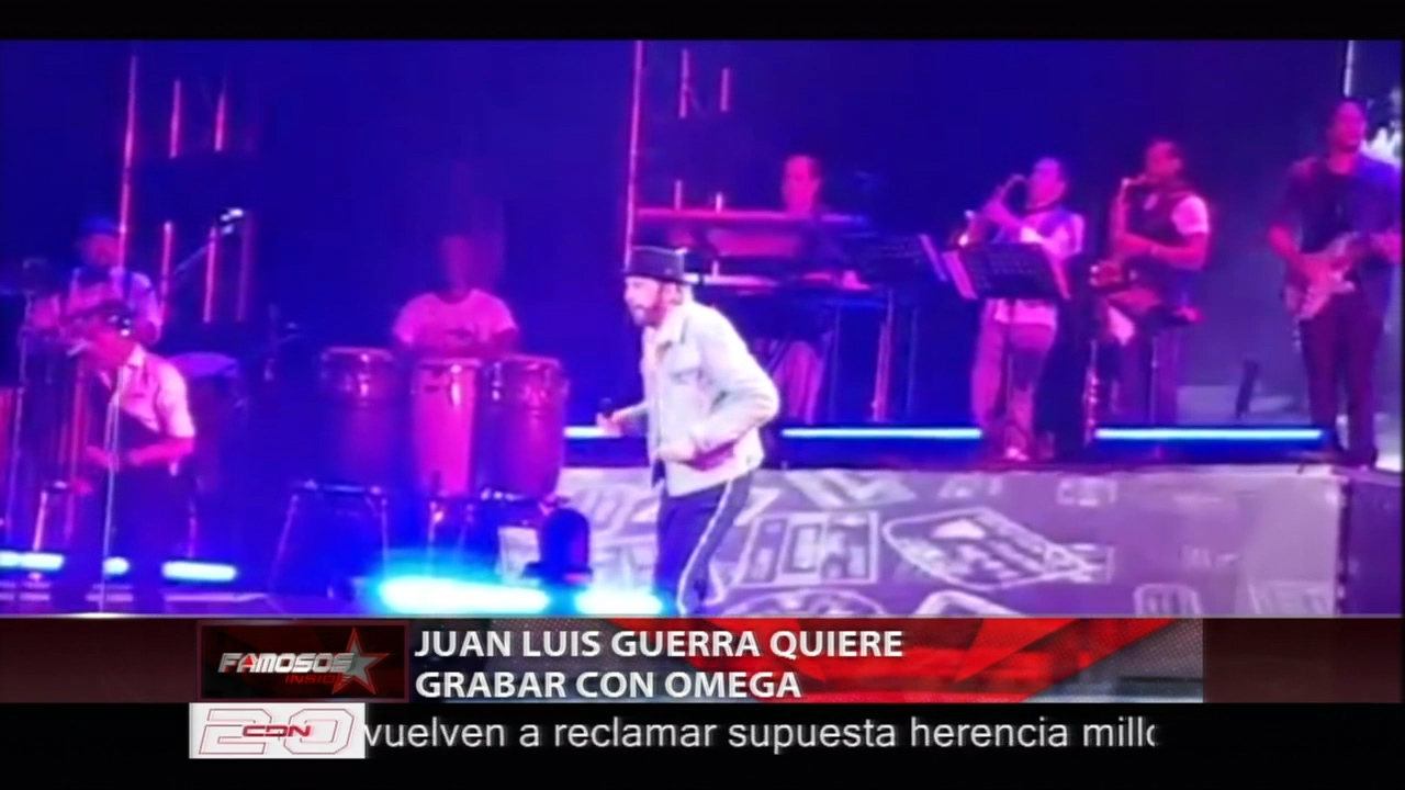 Juan Luís Guerra En Busca De Grabar Un Tema Junto A Omega